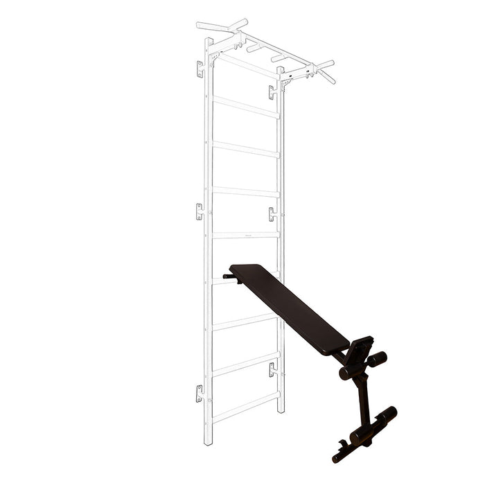 BenchK B1B - Reversible Workout Bench - Durable Steel Frame, Compact Exercise Solution