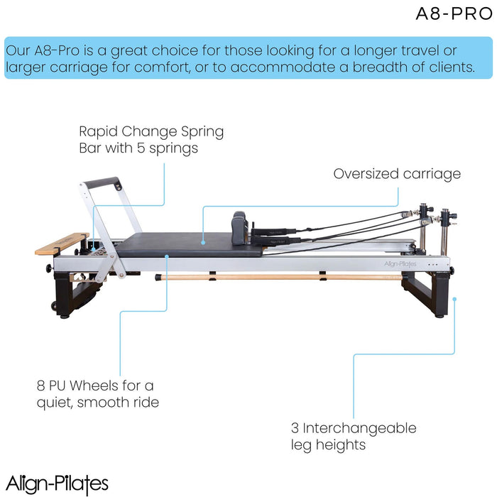 Align Pilates® - A8-Pro Pilates Reformer
