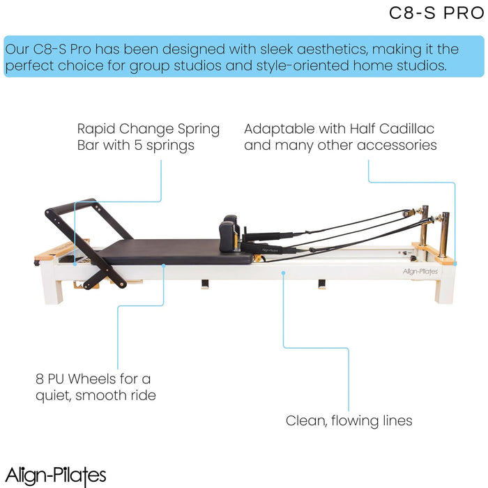 Align Pilates® - C8-S Pro Pilates Reformer