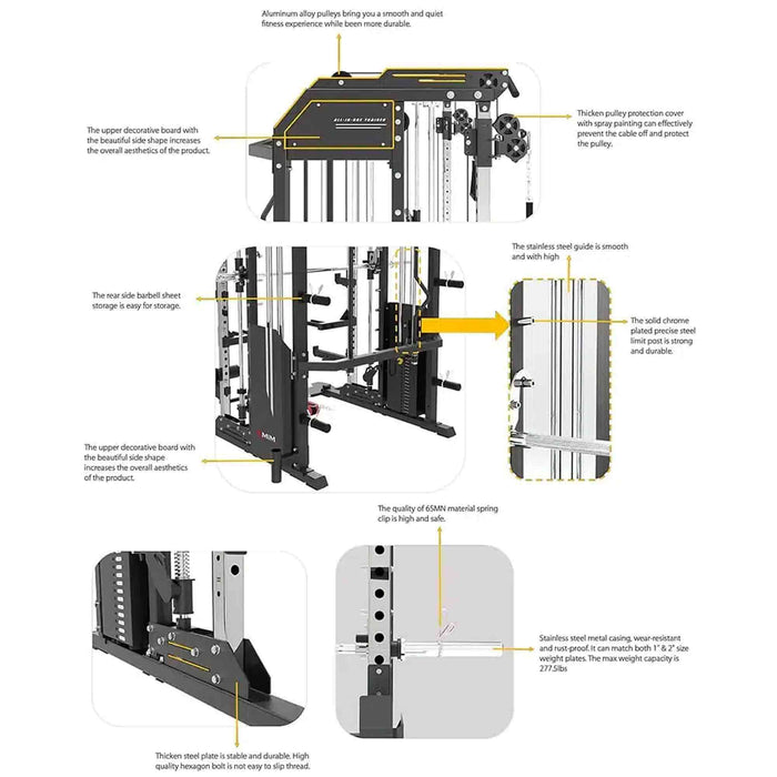 MiM USA - Hercules EX - Commercial All in One Home Gym