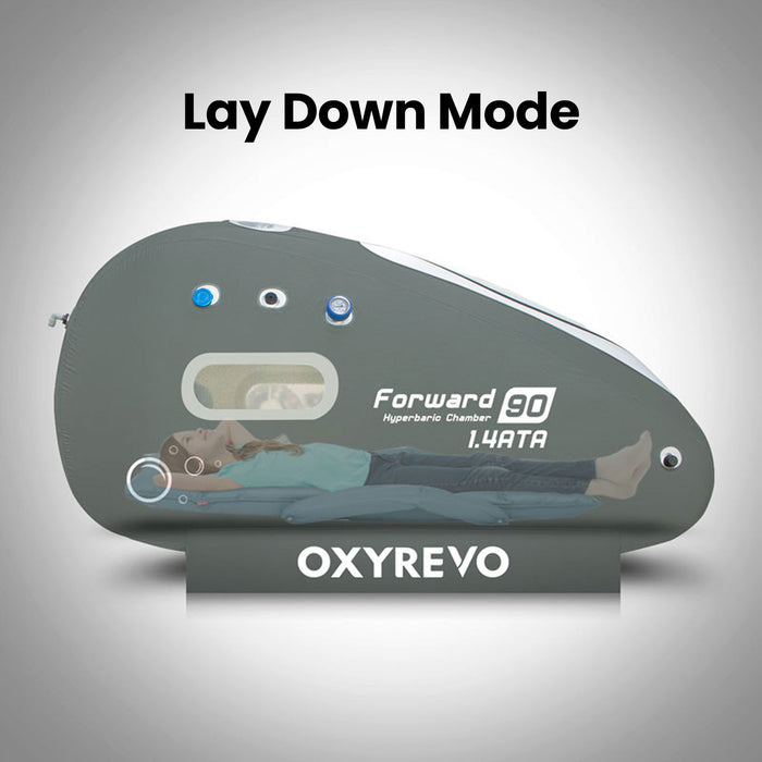 OxyRevo - Forward90 1.4 to 1.5 ATA Portable Sitting Hyperbaric Chamber