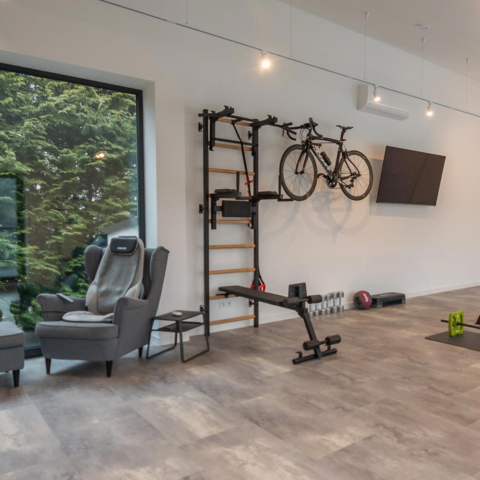 BenchK 733B-Luxury wall bars for home gym and personal studio