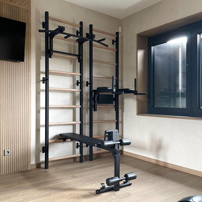BenchK 733B-Luxury wall bars for home gym and personal studio