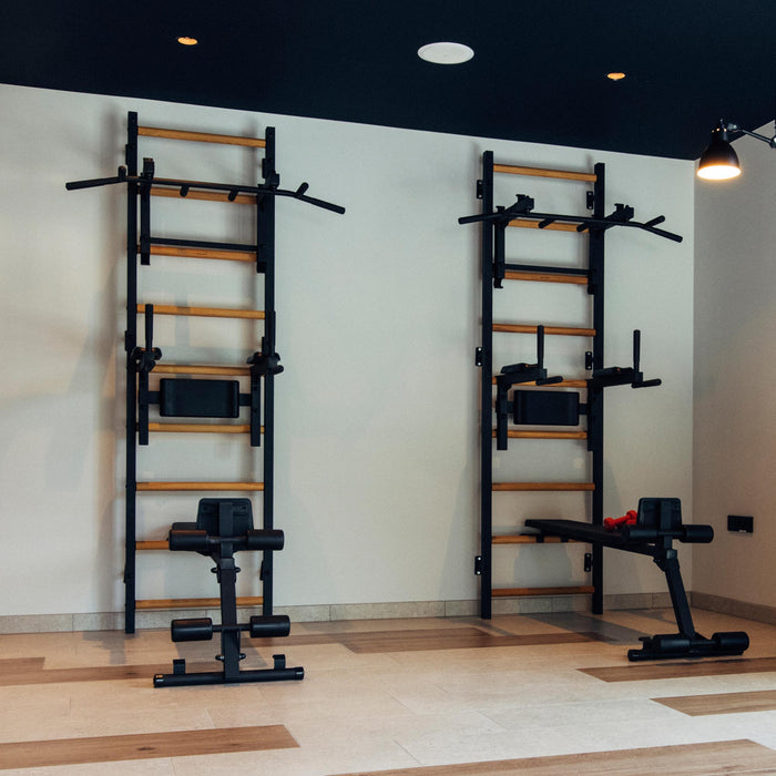 BenchK 733B-Luxury wall bars for home gym and personal studio