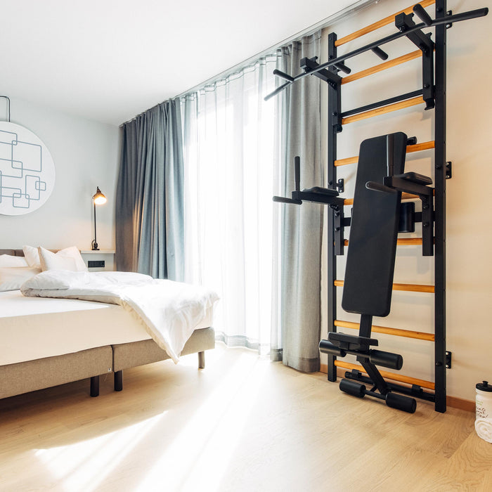 BenchK 733B-Luxury wall bars for home gym and personal studio