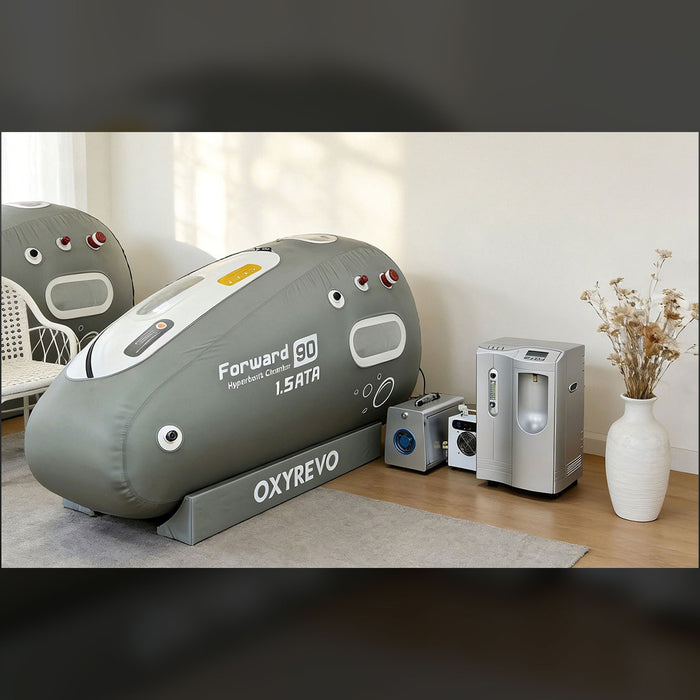 OxyRevo - Forward90 1.4 to 1.5 ATA Portable Sitting Hyperbaric Chamber