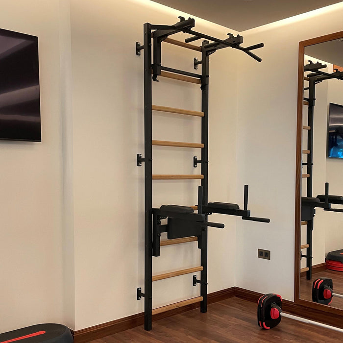 BenchK 732 - Series 7 - Fitness Stall Bar - Space-Saving Home Gym Equipment