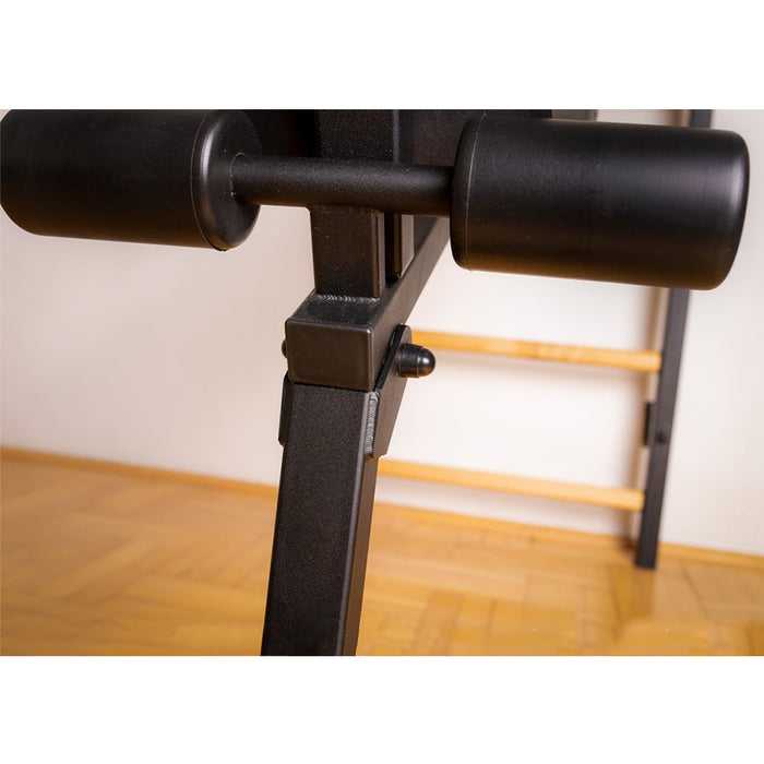 BenchK B1B - Reversible Workout Bench - Durable Steel Frame, Compact Exercise Solution