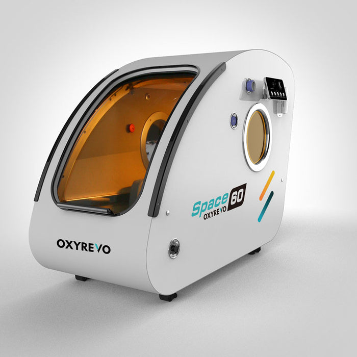 OxyRevo Space60 1.5 to 2.0ATA Hard Shell Sitting Hyperbaric Oxygen Therapy Chamber