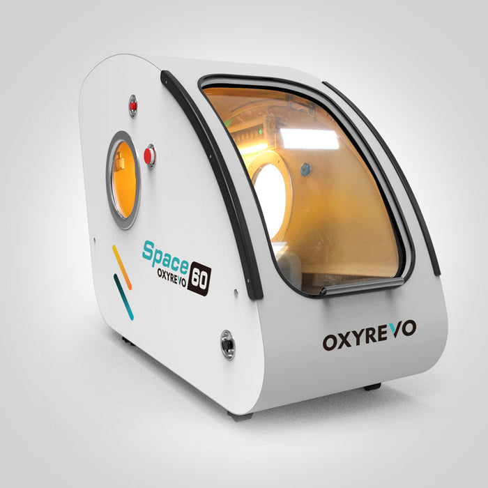 OxyRevo Space60 1.5 to 2.0ATA Hard Shell Sitting Hyperbaric Oxygen Therapy Chamber