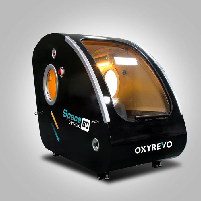 OxyRevo Space60 1.5 to 2.0ATA Hard Shell Sitting Hyperbaric Oxygen Therapy Chamber