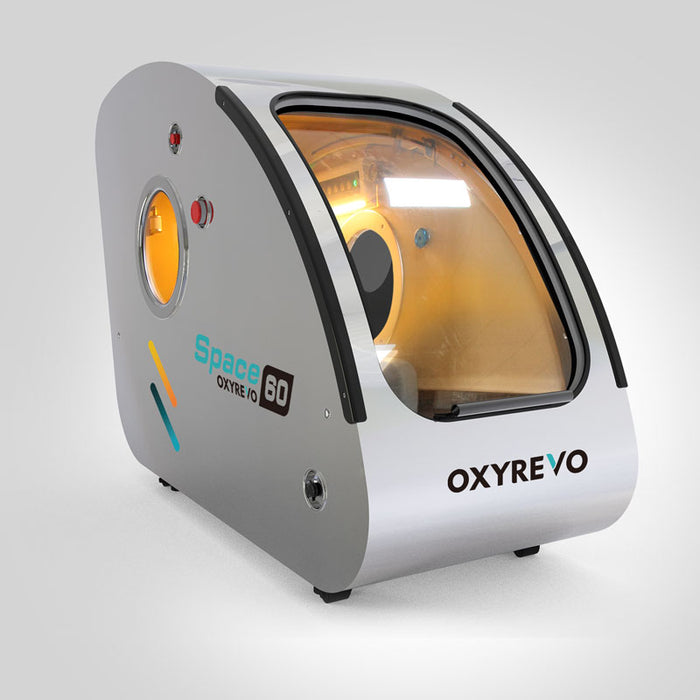 OxyRevo Space60 1.5 to 2.0ATA Hard Shell Sitting Hyperbaric Oxygen Therapy Chamber