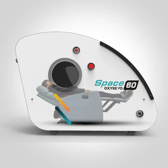 OxyRevo Space60 1.5 to 2.0ATA Hard Shell Sitting Hyperbaric Oxygen Therapy Chamber