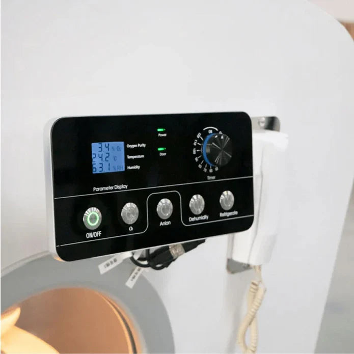OxyRevo Space60 1.5 to 2.0ATA Hard Shell Sitting Hyperbaric Oxygen Therapy Chamber