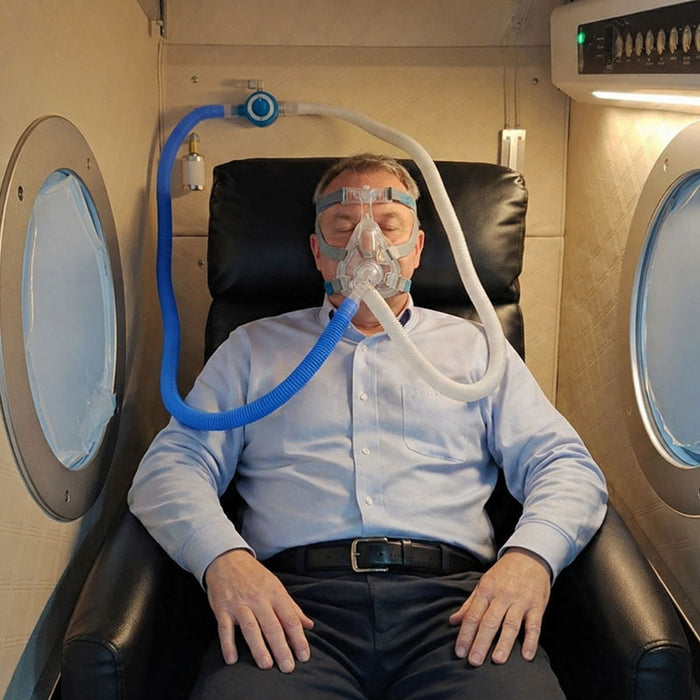 OxyRevo Space60 1.5 to 2.0ATA Hard Shell Sitting Hyperbaric Oxygen Therapy Chamber