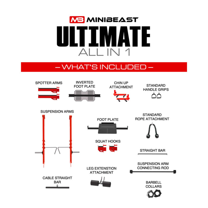 MINIBEAST - MB Ultimate ALL-IN-1 Total Home Gym