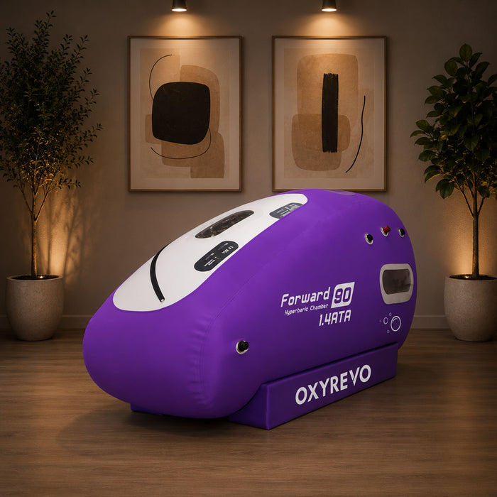 OxyRevo - Forward90 1.4 to 1.5 ATA Portable Sitting Hyperbaric Chamber