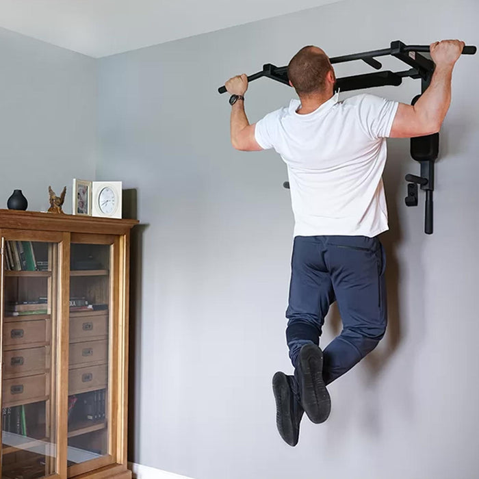 BenchK D8 - 2-In-1 Pull-Up Bar and Dip Bar - Versatile Home Gym Equipment with Ergonomic Design
