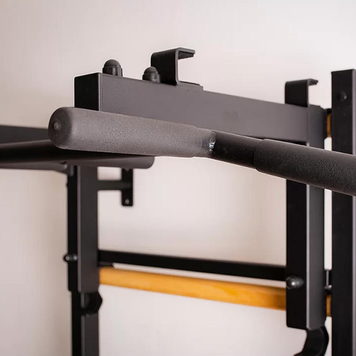 BenchK 233B - Series 2 - Wall Bars - Swedish Ladder - Versatile Home Gym System with Adjustable Pull-Up Bar and Dip Station