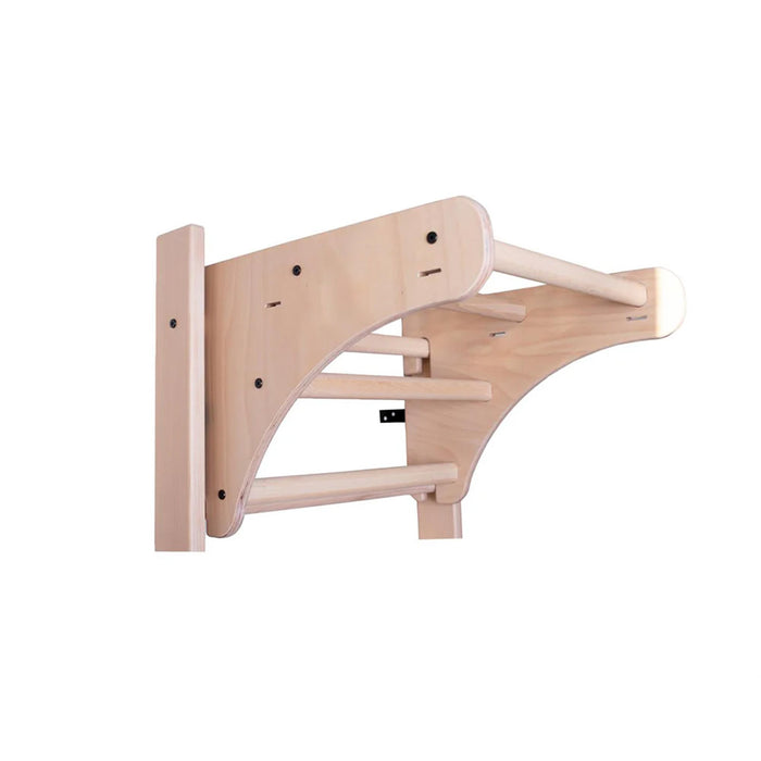 BenchK 111 + A204 - Series 1 - Versatile Wooden Wall Bars Swedish Ladder For Kids Room Exercise & Play